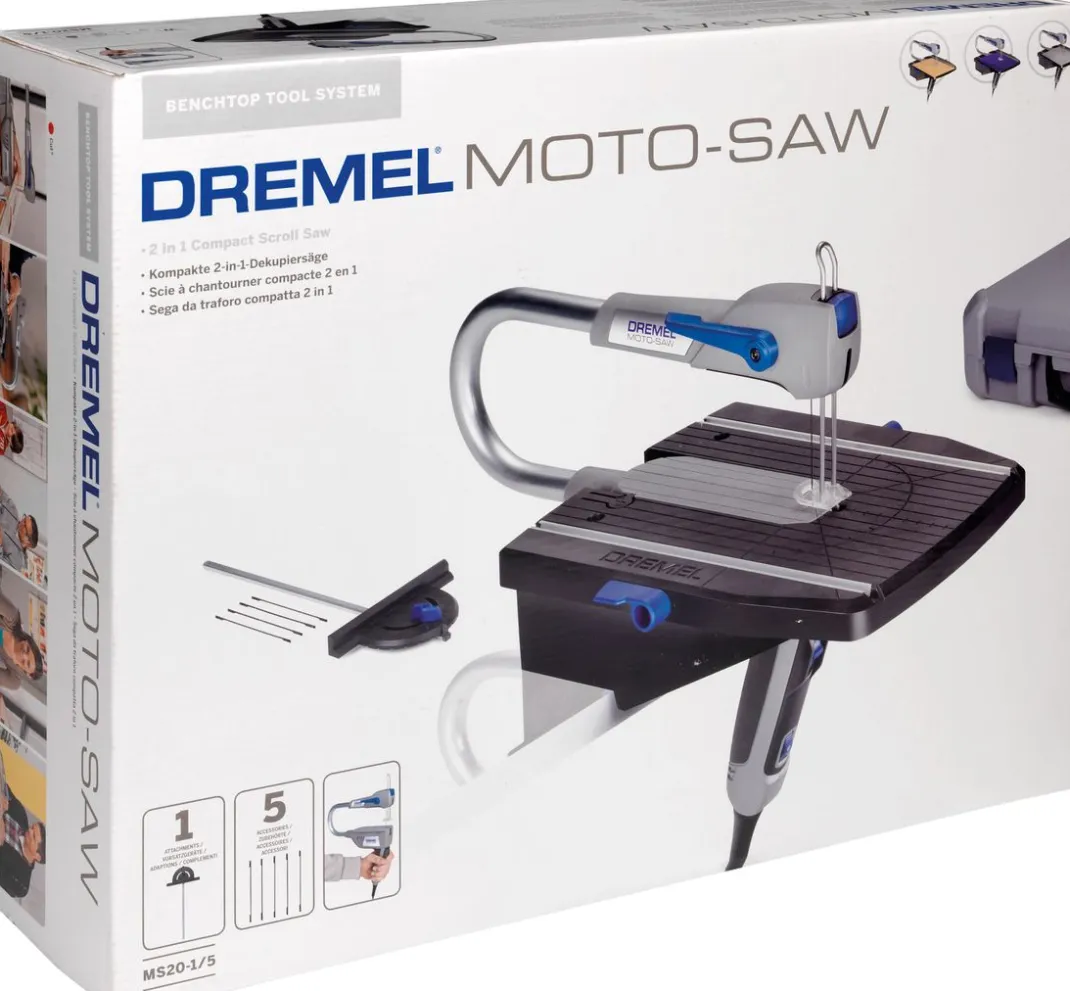 DREMEL Laubsägen|Säge- & Schleifgeräte>Moto-Saw (MS20-1/5), 5 tlg. Zubehör