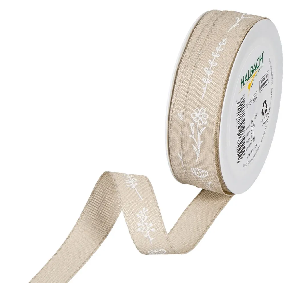 HALBACH Schleifenband|Geschenk- & Ringelband>Druckband "Blumen"