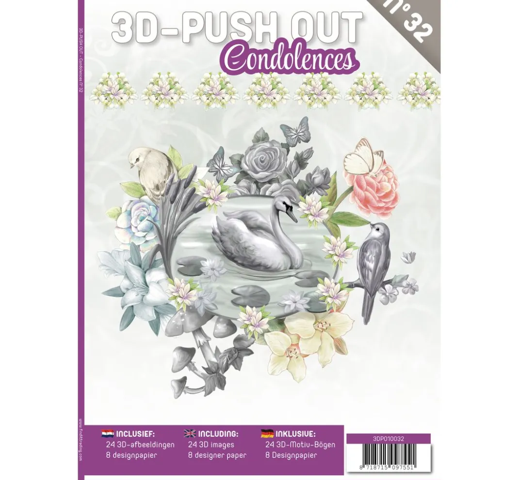 FINDit 3D-Motivbögen|Kartengestaltung>3D-Stanzbogenbuch "Condolences"