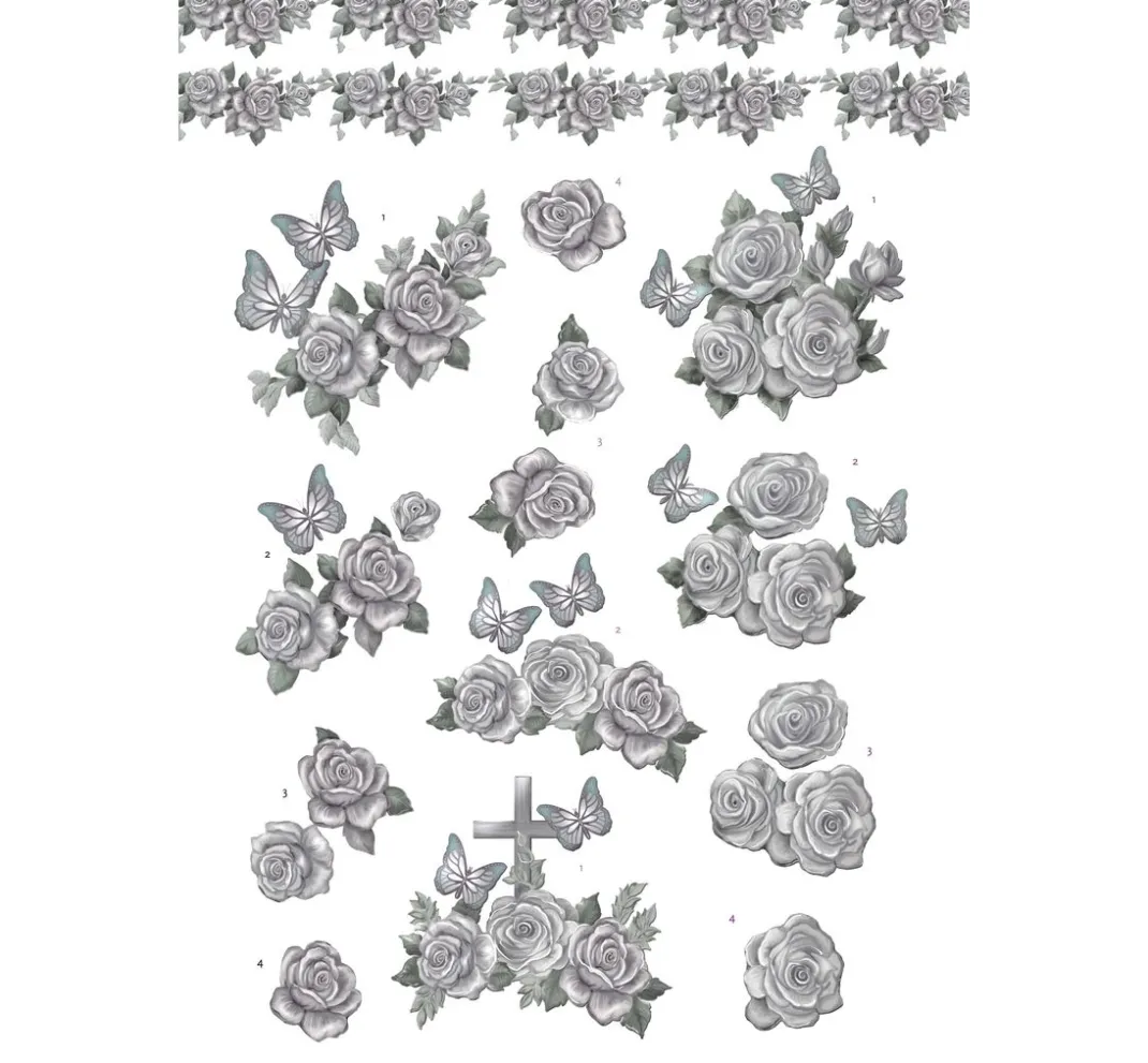 FINDit 3D-Motivbögen|Kartengestaltung>3D-Stanzbogenbuch "Condolences"