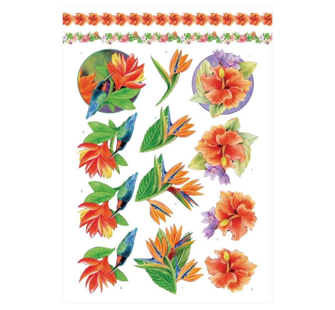 FINDit 3D-Motivbögen|Kartengestaltung>3D-Stanzbogenbuch "Urban Flowers"