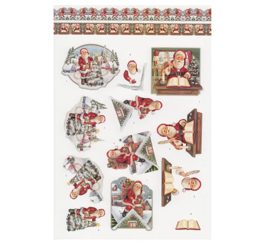 FINDit 3D-Motivbögen|Kartengestaltung>3D-Stanzbogenbuch "White Christmas Feelings"