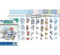 FINDit 3D-Motivbögen|Kartengestaltung>3D-Stanzbogenbuch "Winter Charme"