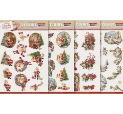 FINDit 3D-Motivbögen|Kartengestaltung>3D-Stanzbogen-Set "From Santa with love"