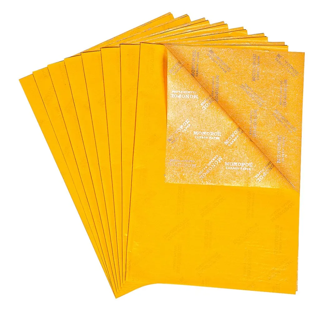 Meyco Linoldruck|Laubsägen>Durchschreibepapier, gelb