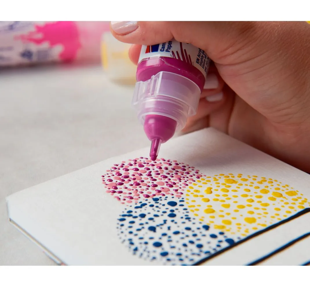 edding Stifte|Künstlerfarbe>5400 Acrylic "Acryl 3D - Basic", Double Liner, 5er-Set