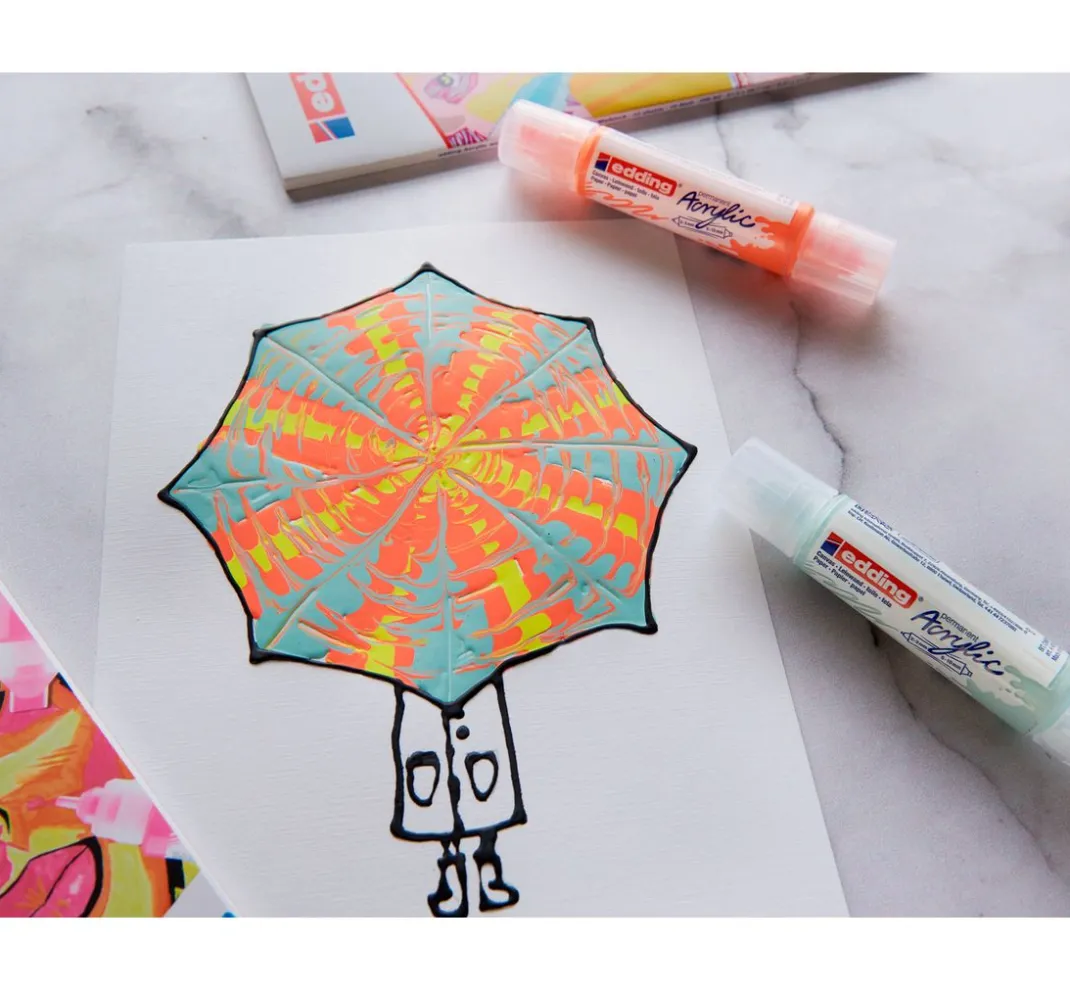 edding Stifte|Künstlerfarbe>5400 Acrylic "Acryl 3D - Double Liner"