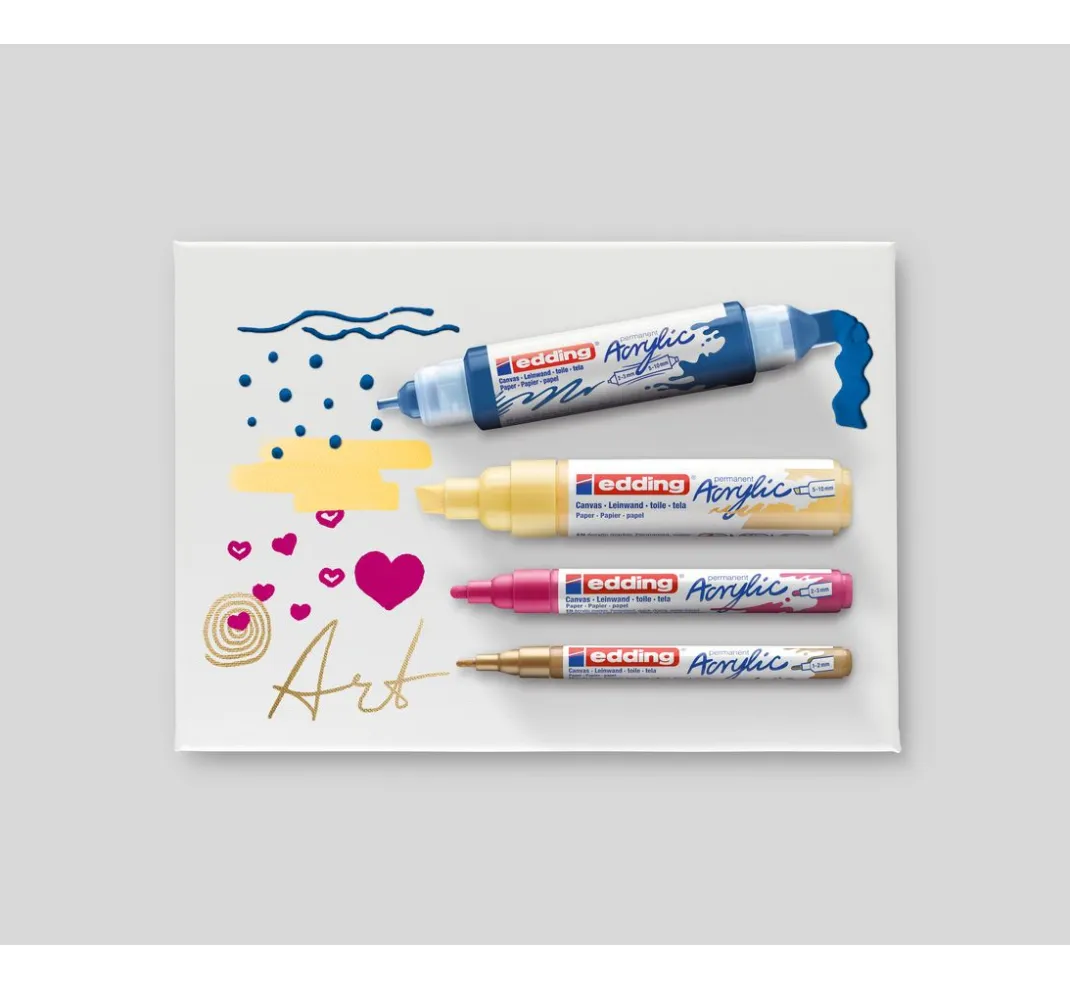 edding Stifte|Künstlerfarbe>5300 Acrylic "Acrylmarker - Fein"