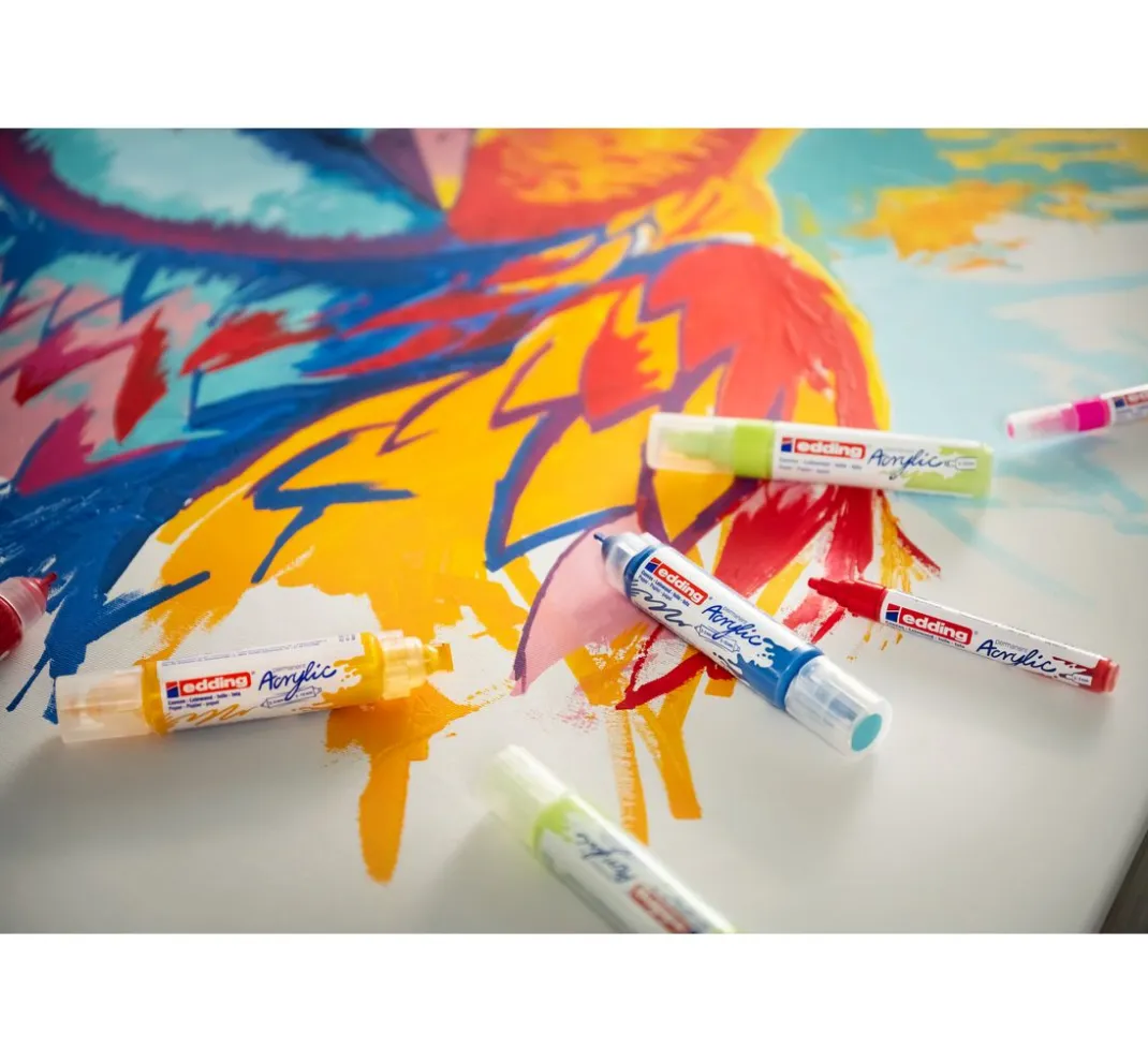 edding Stifte|Künstlerfarbe>5100 Acrylic "Acrylmarker - Mittel"