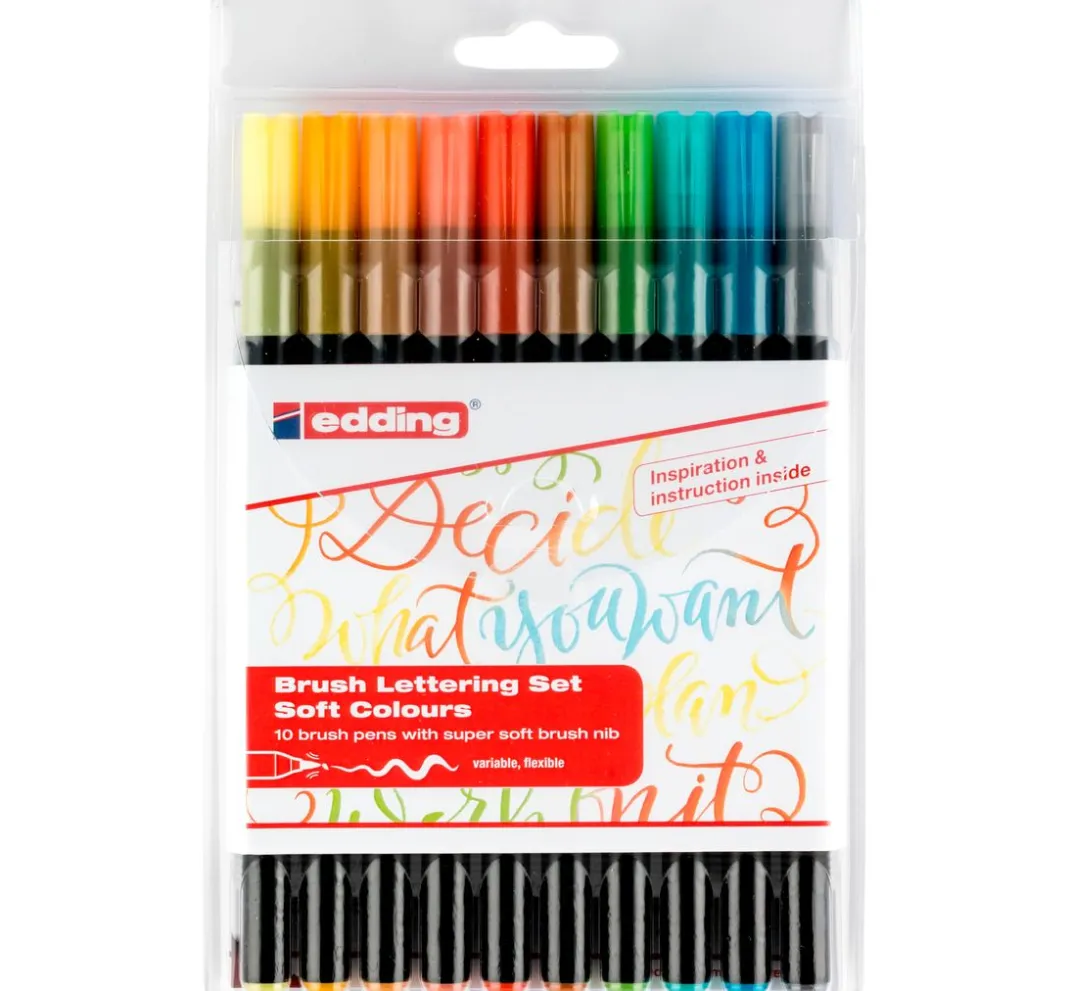 edding Stifte>1340 "Brush Lettering", 10er-Set