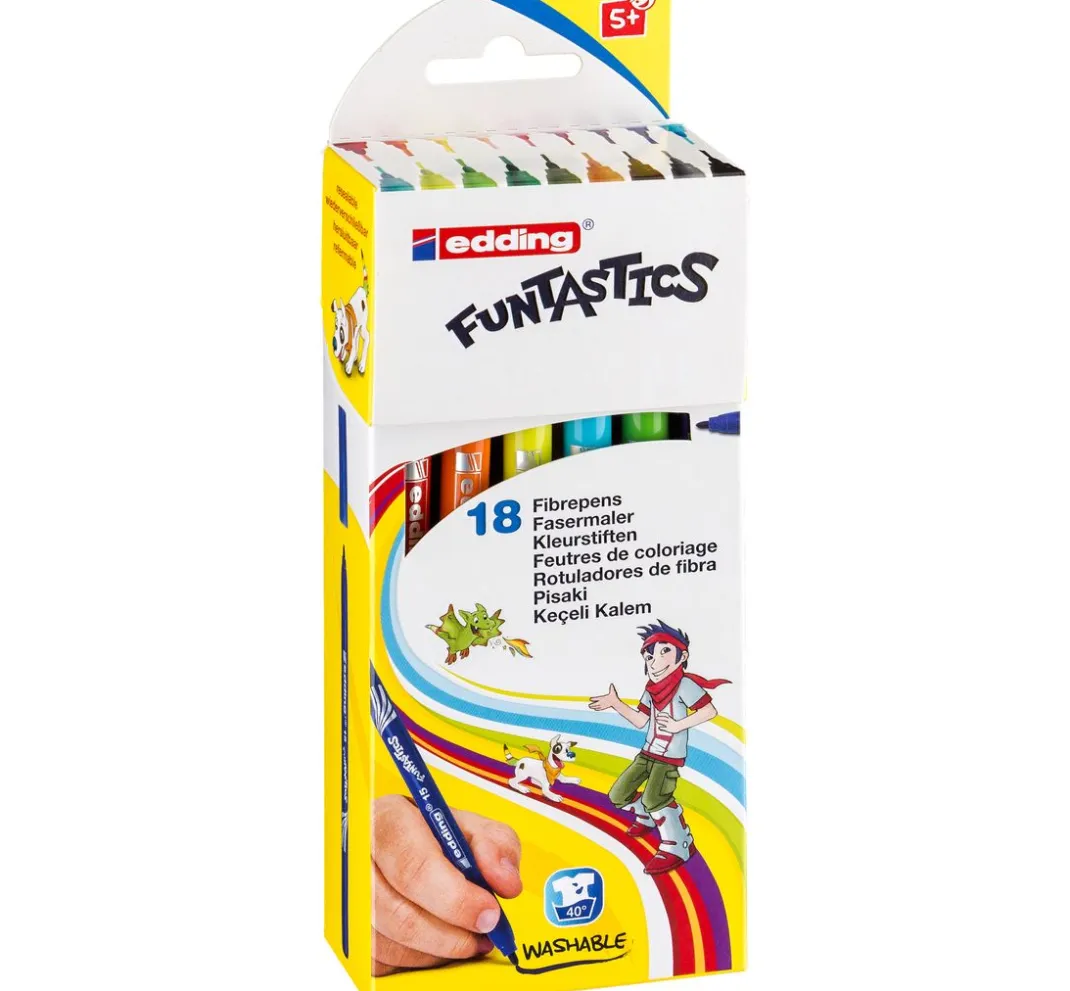 Kinder edding Stifte & Marker|Stifte>15, Funtastic Kinderfasermaler