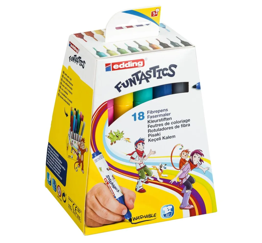 Kinder edding Stifte & Marker|Stifte>14, Funtastic Kinderfasermaler, 3 mm