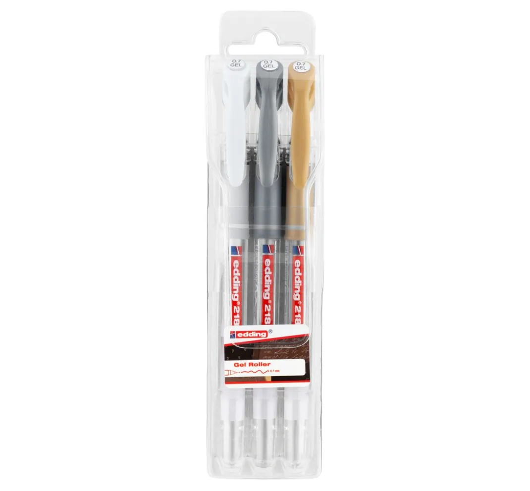 edding Stifte|Scrapbooking>2185 Gelroller metallic, 3er-Set