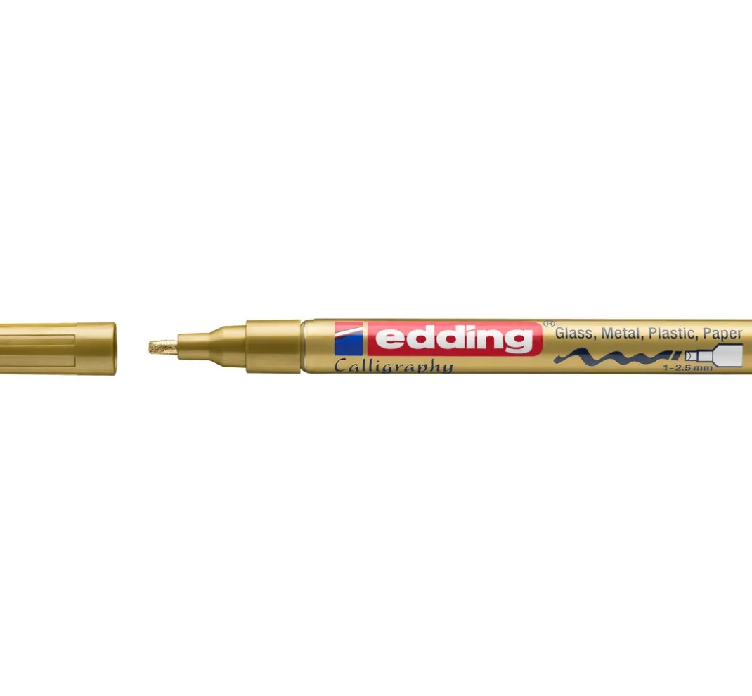 edding Stifte|Kartengestaltung>753 "Glanzlack-Marker Kalligraphie"