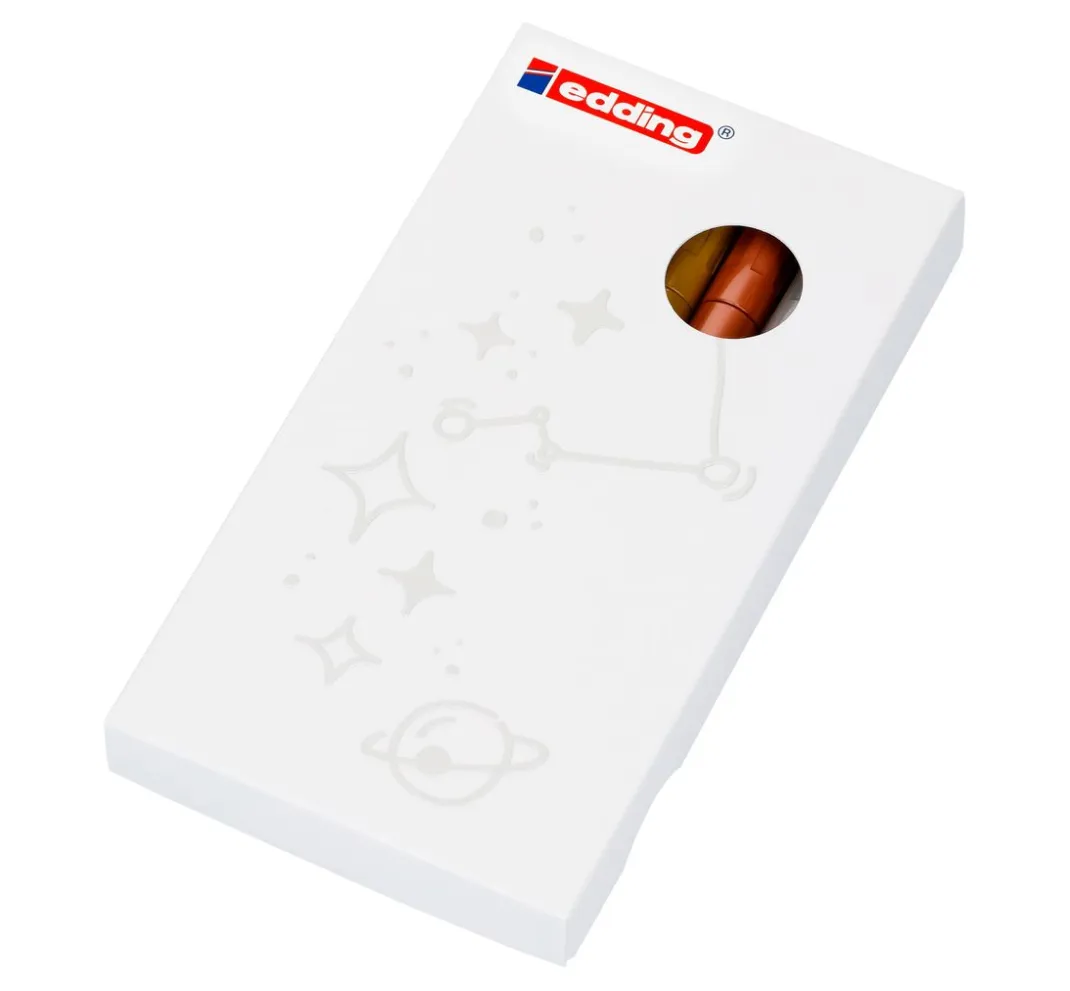 edding Lackfarbe|Stifte>751 Glanzlack-Marker Metallic, 5er-Set