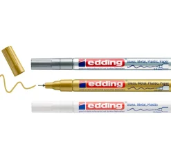 edding Lackfarbe|Stifte>780 Glanzlack-Marker Metallic, 3er-Set