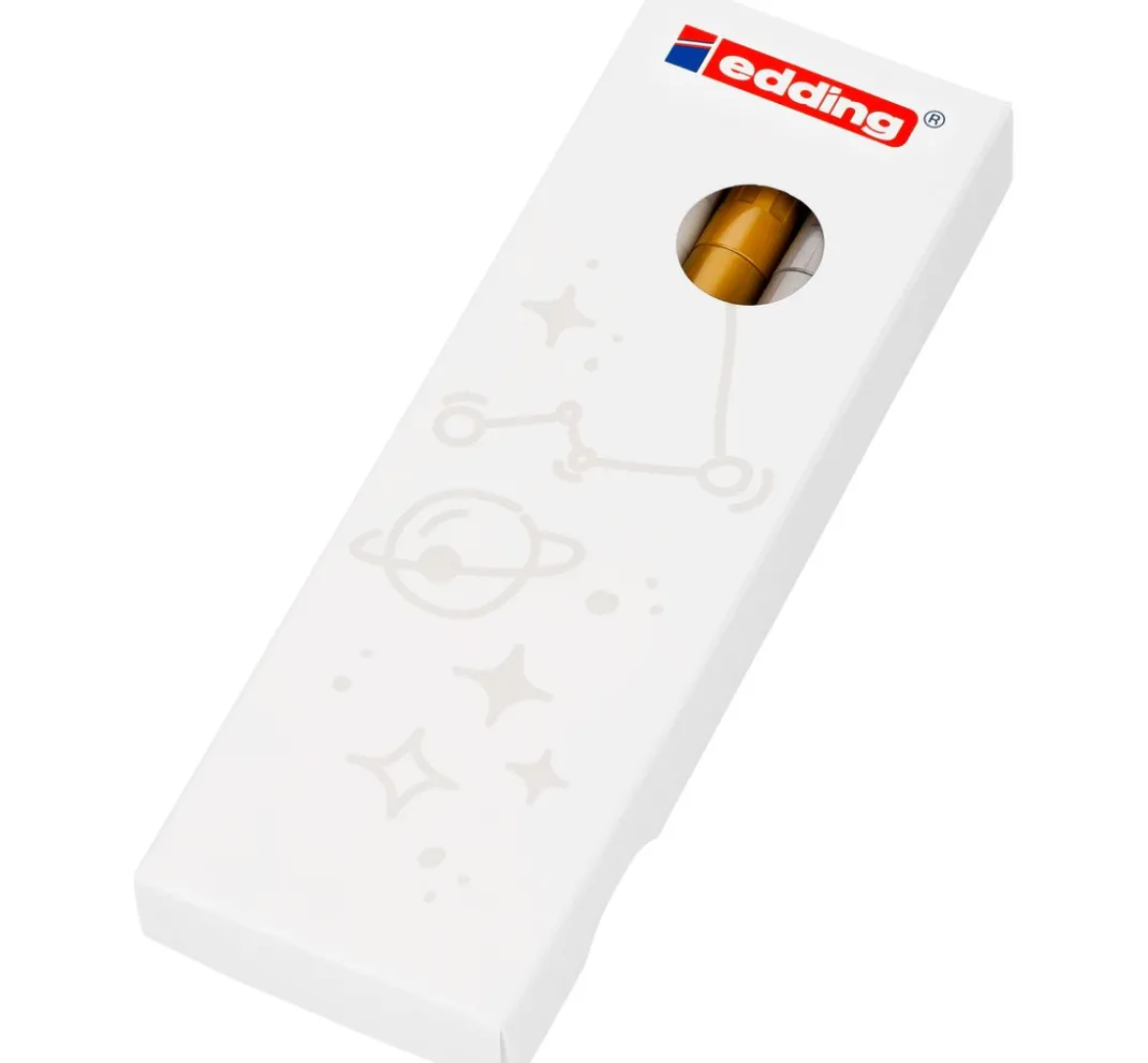 edding Lackfarbe|Stifte>780 Glanzlack-Marker Metallic, 3er-Set