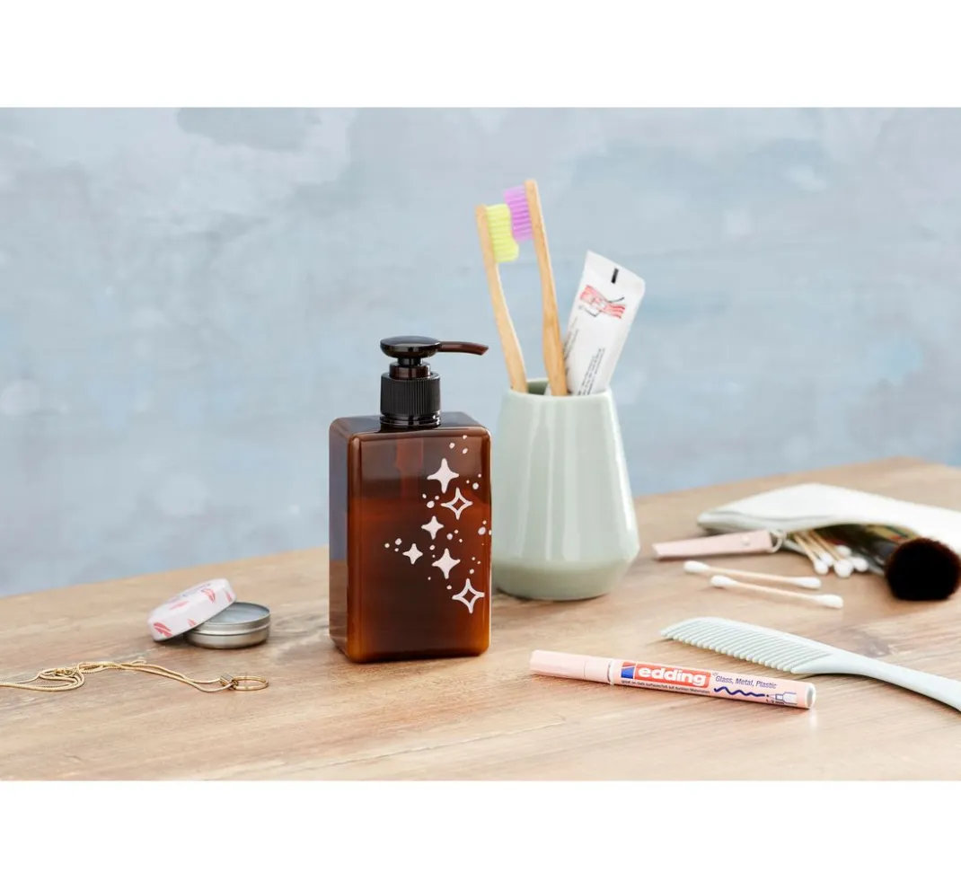 edding Lackfarbe|Stifte>751 Glanzlack-Marker Pastell, 5er-Set