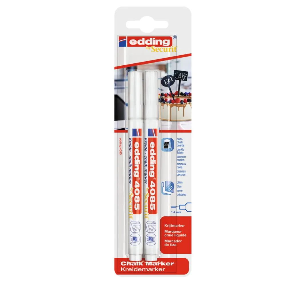 edding Tafelfarbe|Kreidefarbe>4085 Kreidemarker 2er-set