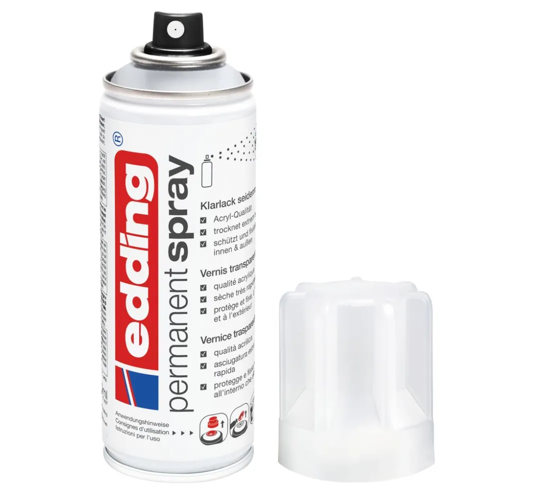 edding Sprühfarbe|Schutzlack>5200 "Permanentspray", Klarlack