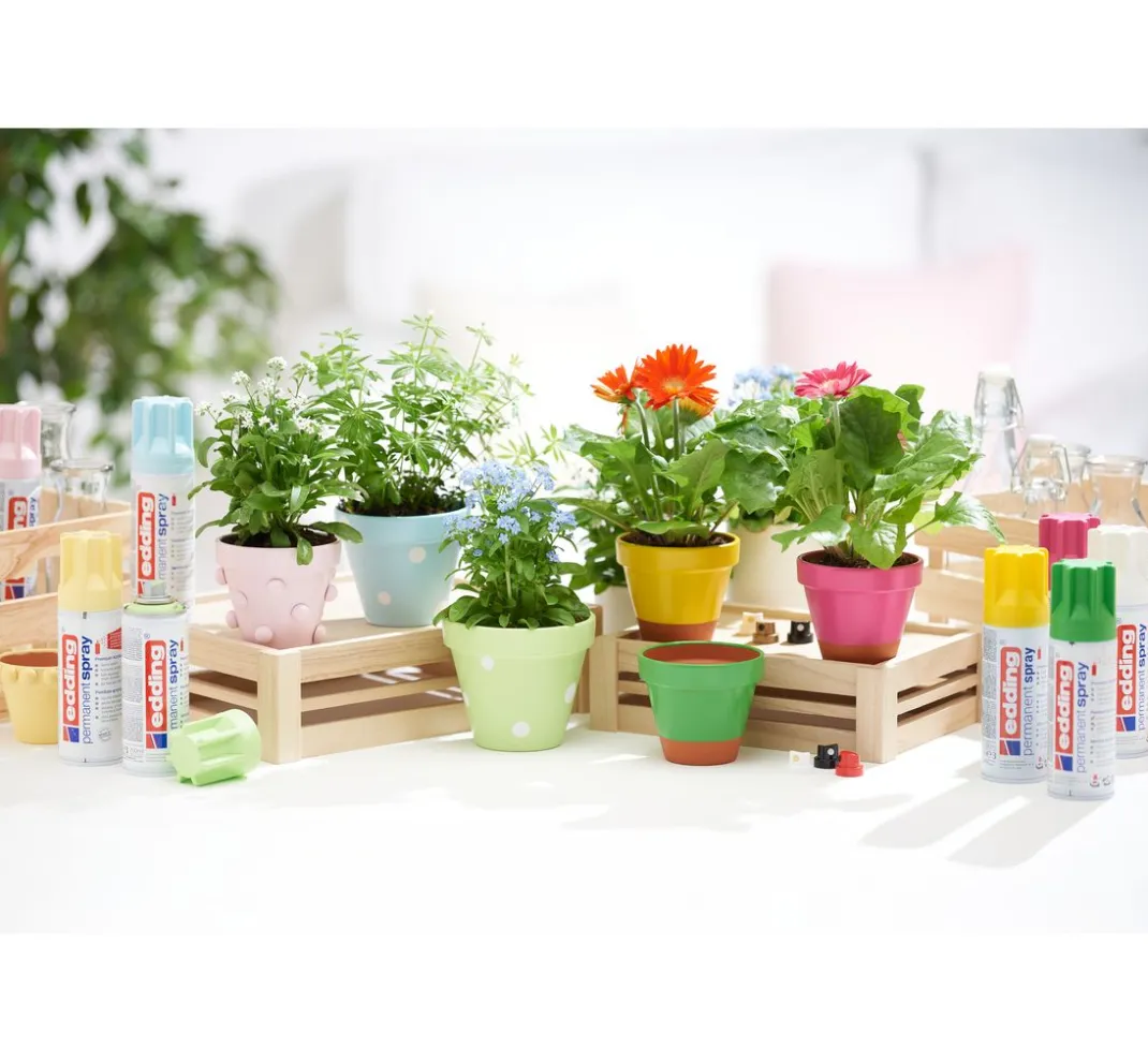 edding Outdoorfarbe|Sprühfarbe>5200 "Permanentspray", Seidenmatt