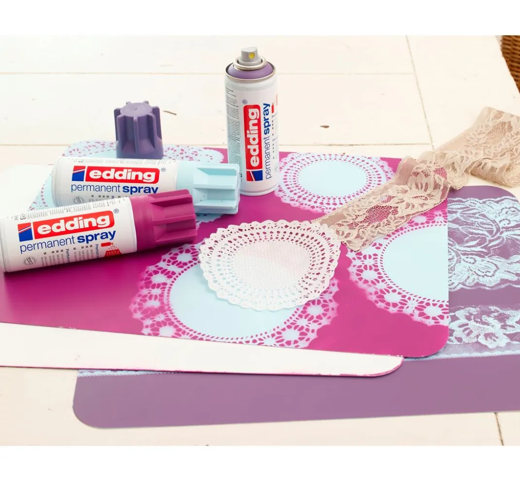 edding Outdoorfarbe|Sprühfarbe>5200 "Permanentspray", Seidenmatt