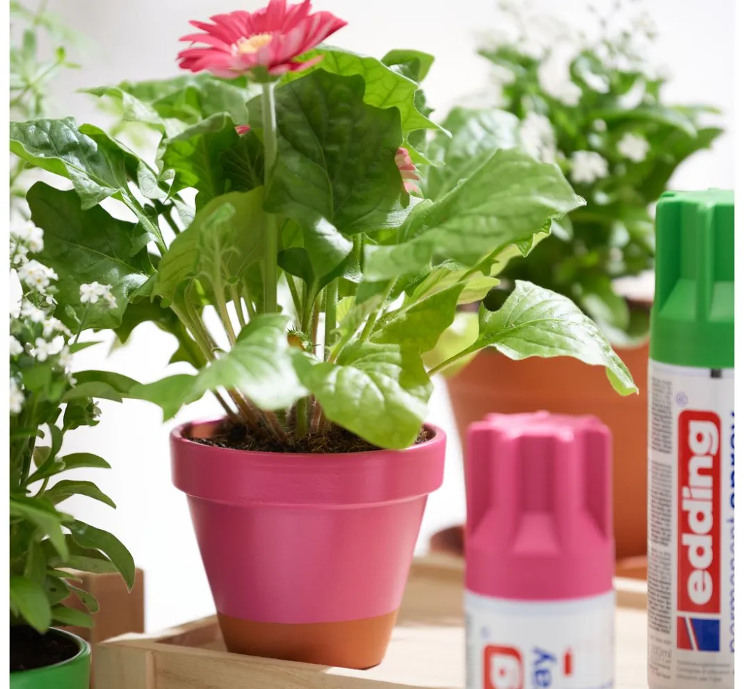 edding Outdoorfarbe|Sprühfarbe>5200 "Permanentspray", Seidenmatt