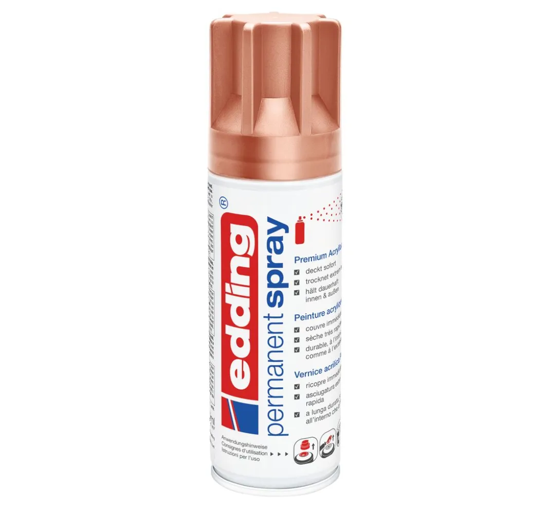edding Outdoorfarbe|Sprühfarbe>5200 "Permanentspray", Seidenmatt