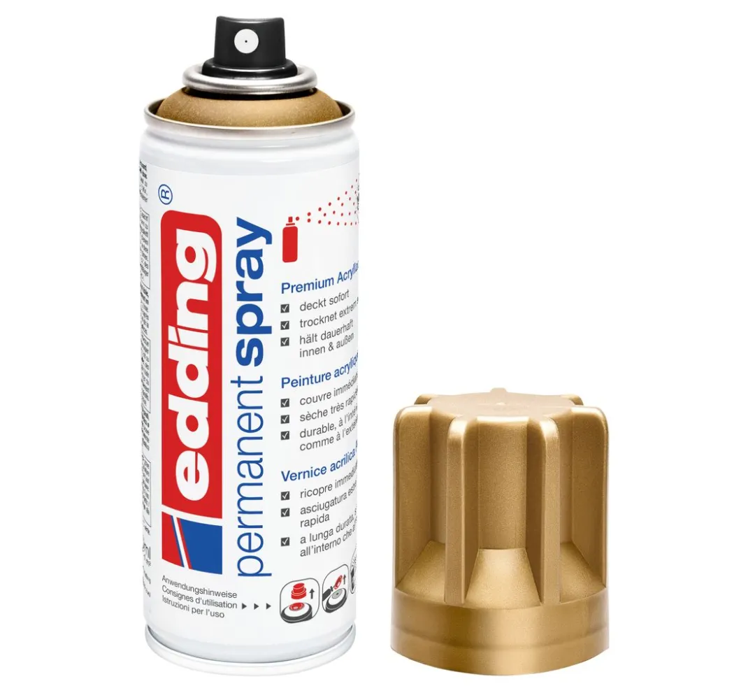 edding Outdoorfarbe|Sprühfarbe>5200 "Permanentspray", Seidenmatt