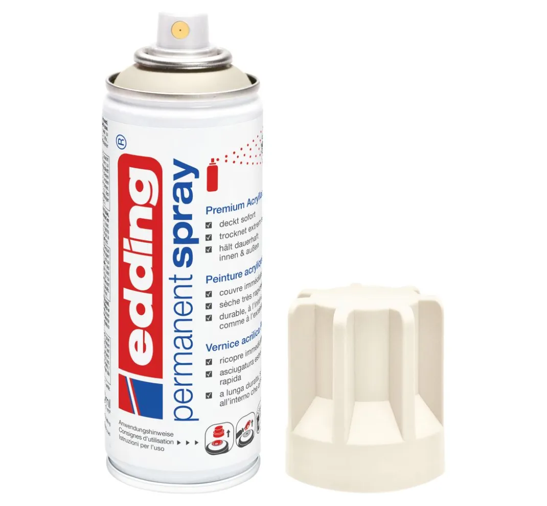 edding Outdoorfarbe|Sprühfarbe>5200 "Permanentspray", Seidenmatt