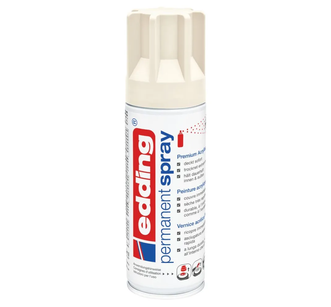 edding Outdoorfarbe|Sprühfarbe>5200 "Permanentspray", Seidenmatt