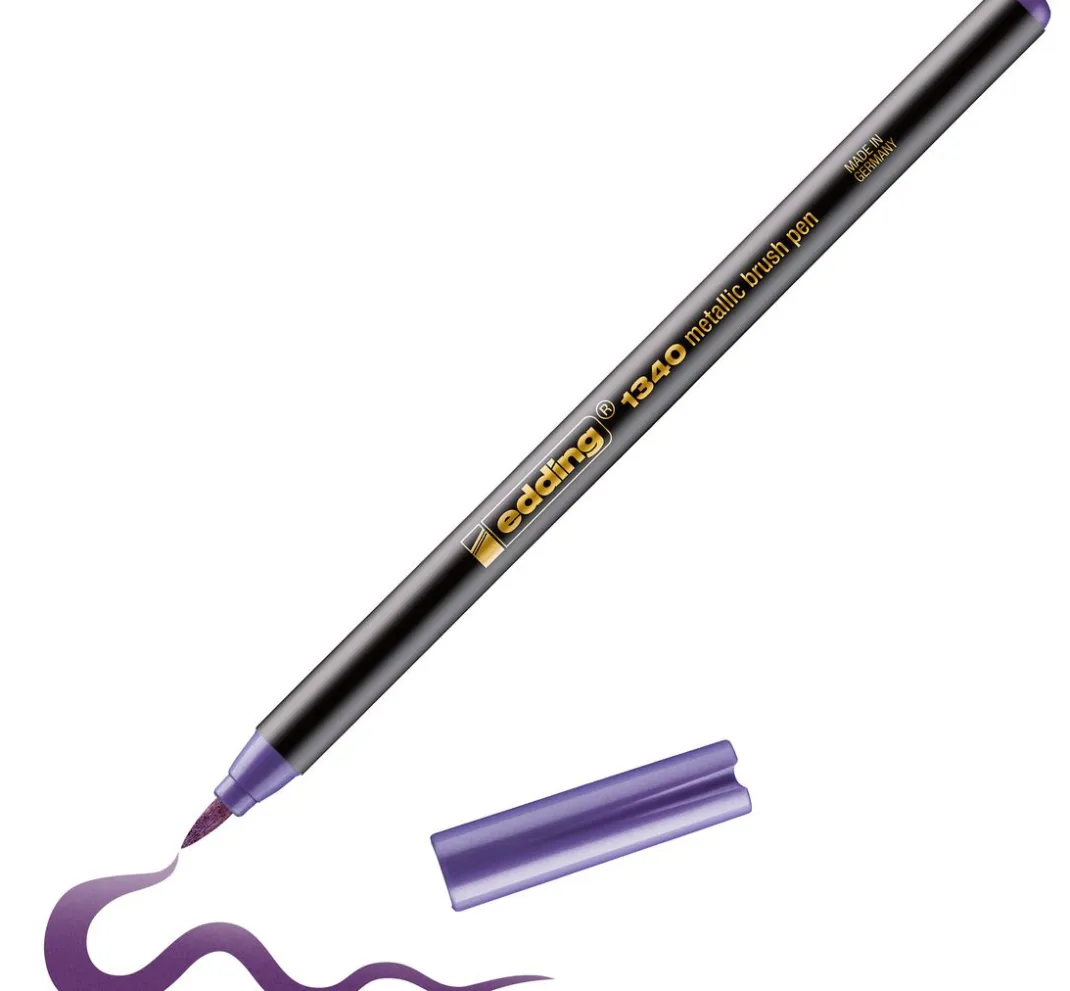 edding Kartengestaltung|Stifte>1340 Pinselstift "Metallic"