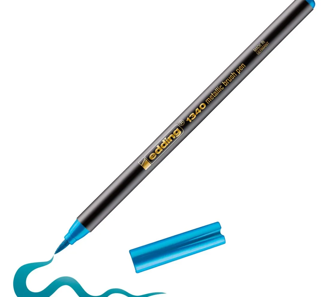 edding Kartengestaltung|Stifte>1340 Pinselstift "Metallic"