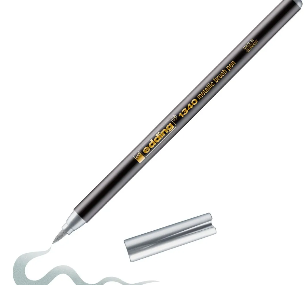 edding Kartengestaltung|Stifte>1340 Pinselstift "Metallic"