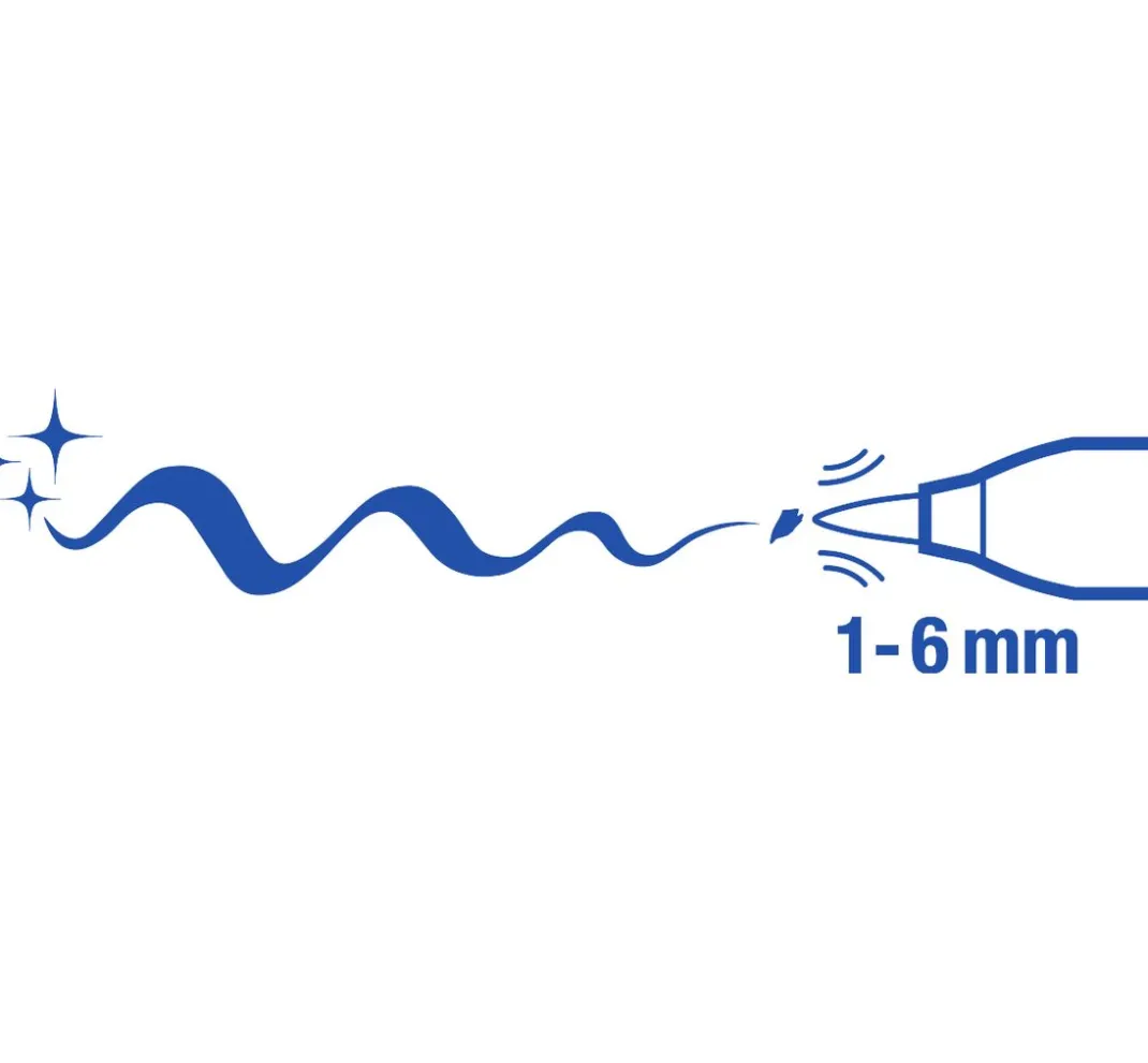 edding Kartengestaltung|Stifte>1340 Pinselstift "Metallic"