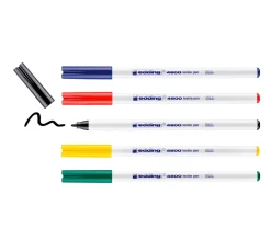 edding Stifte>4600 "Textil Pen", 5 Stück