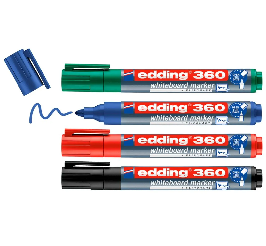 edding Stifte>360 Whiteboard Marker "Rundspitze", 1,5-3 mm