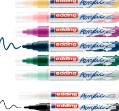 edding Künstlerfarbe|Stifte>Acrylic "Acrylmarker - Nordic", 8er-Set