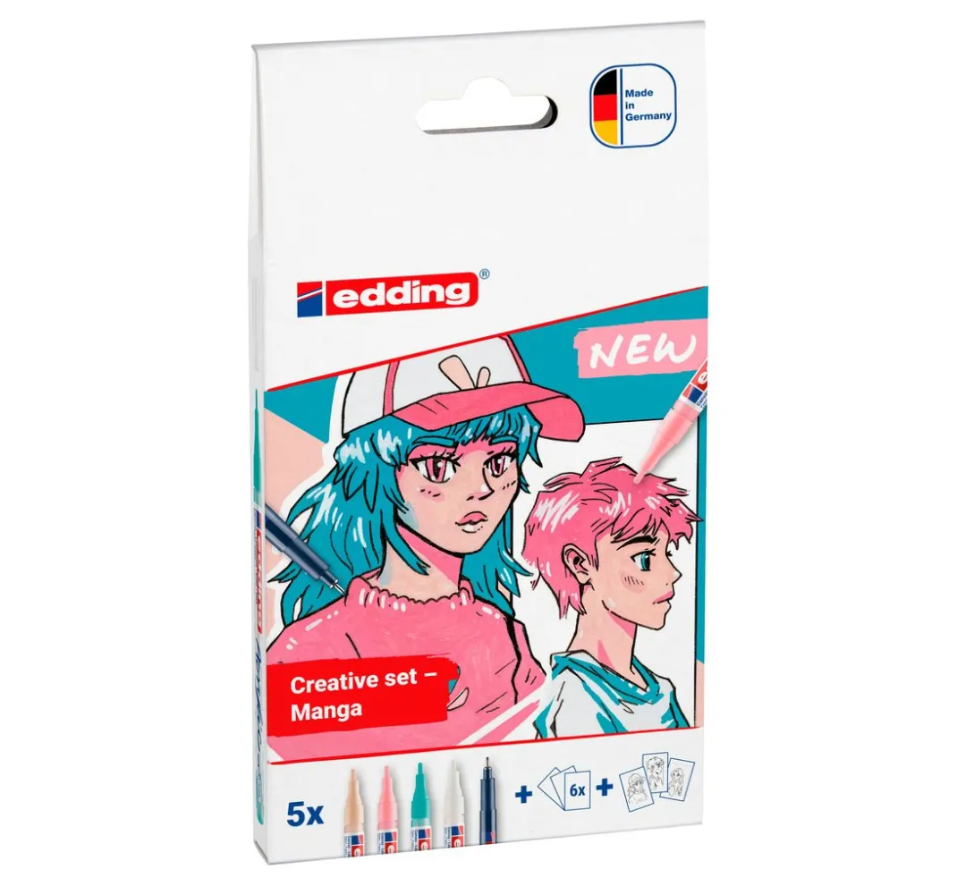 edding Mangas Zeichnen|Bullet Journal>Creative Set "Manga"