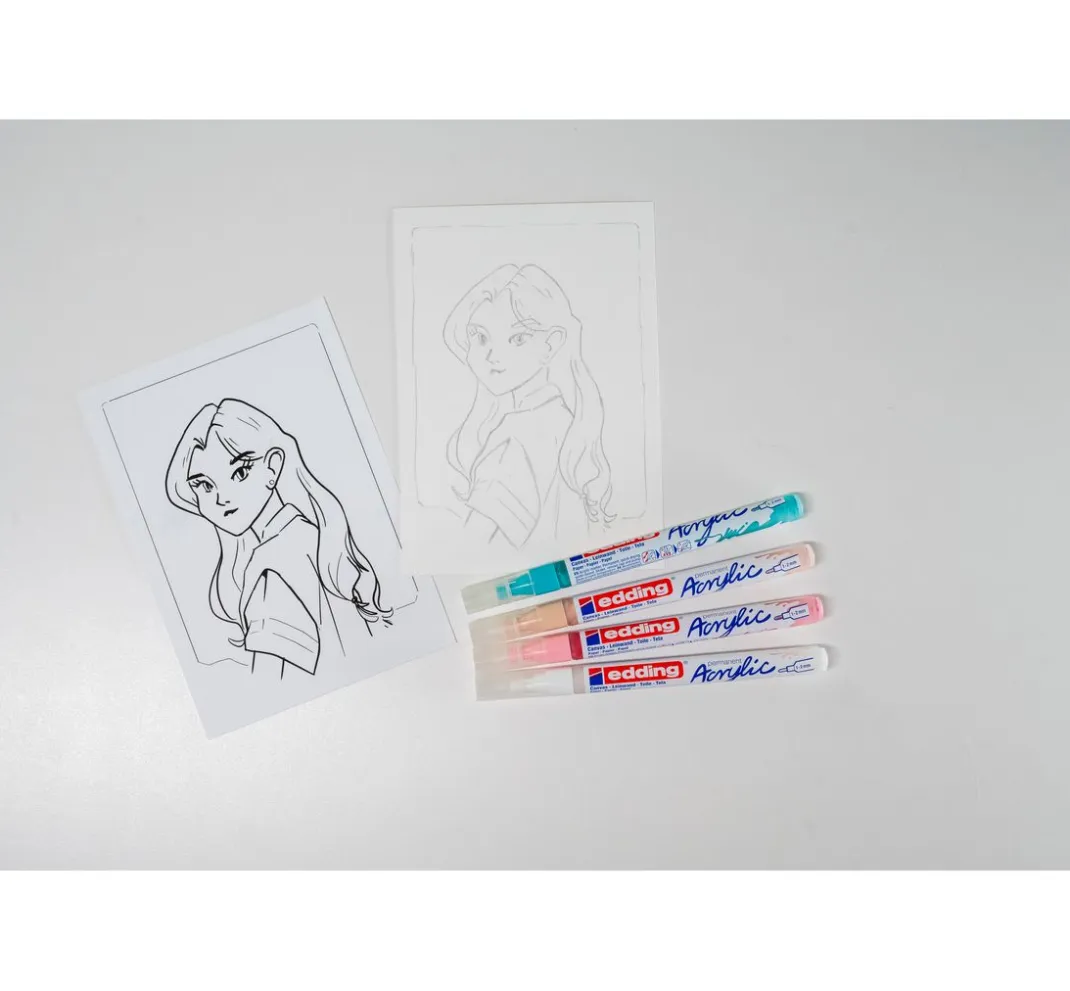 edding Mangas Zeichnen|Bullet Journal>Creative Set "Manga"