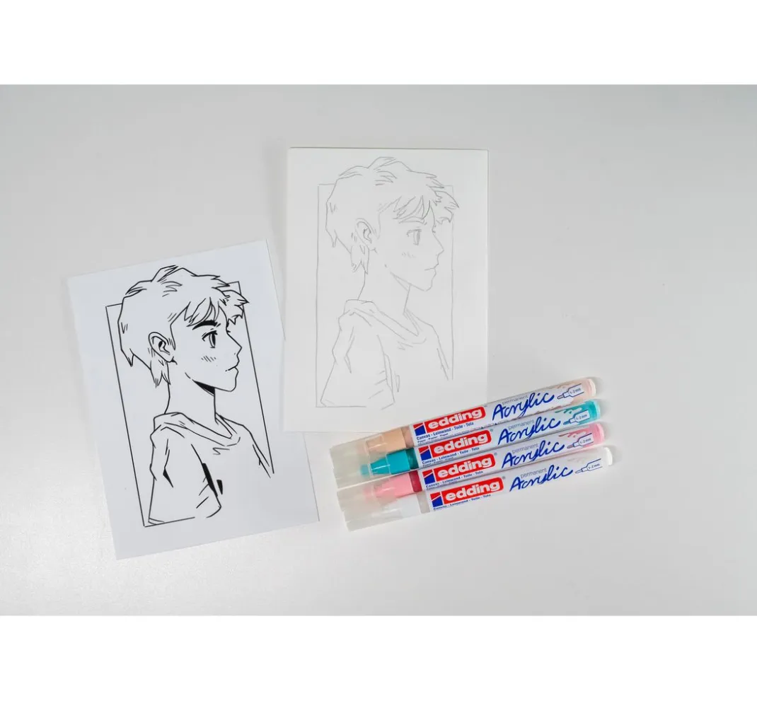 edding Mangas Zeichnen|Bullet Journal>Creative Set "Manga"