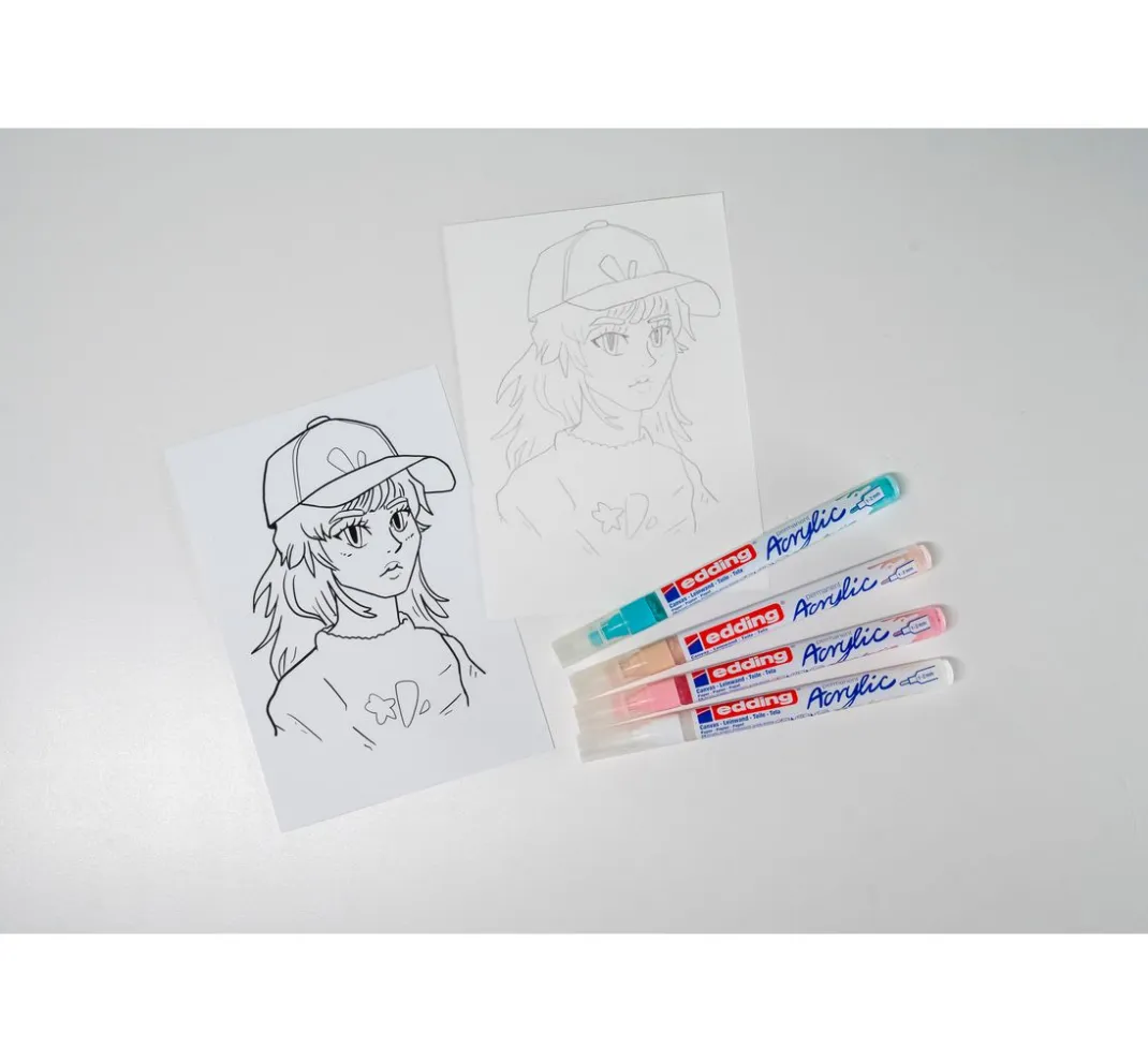 edding Mangas Zeichnen|Bullet Journal>Creative Set "Manga"