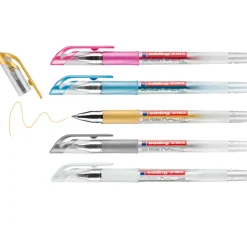 edding Scrapbooking|Kartengestaltung>Gelroller metallic, 2185, 5er-Set