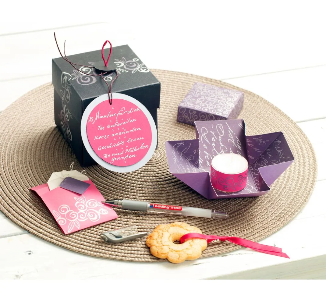 edding Scrapbooking|Kartengestaltung>Gelroller metallic, 2185, 5er-Set