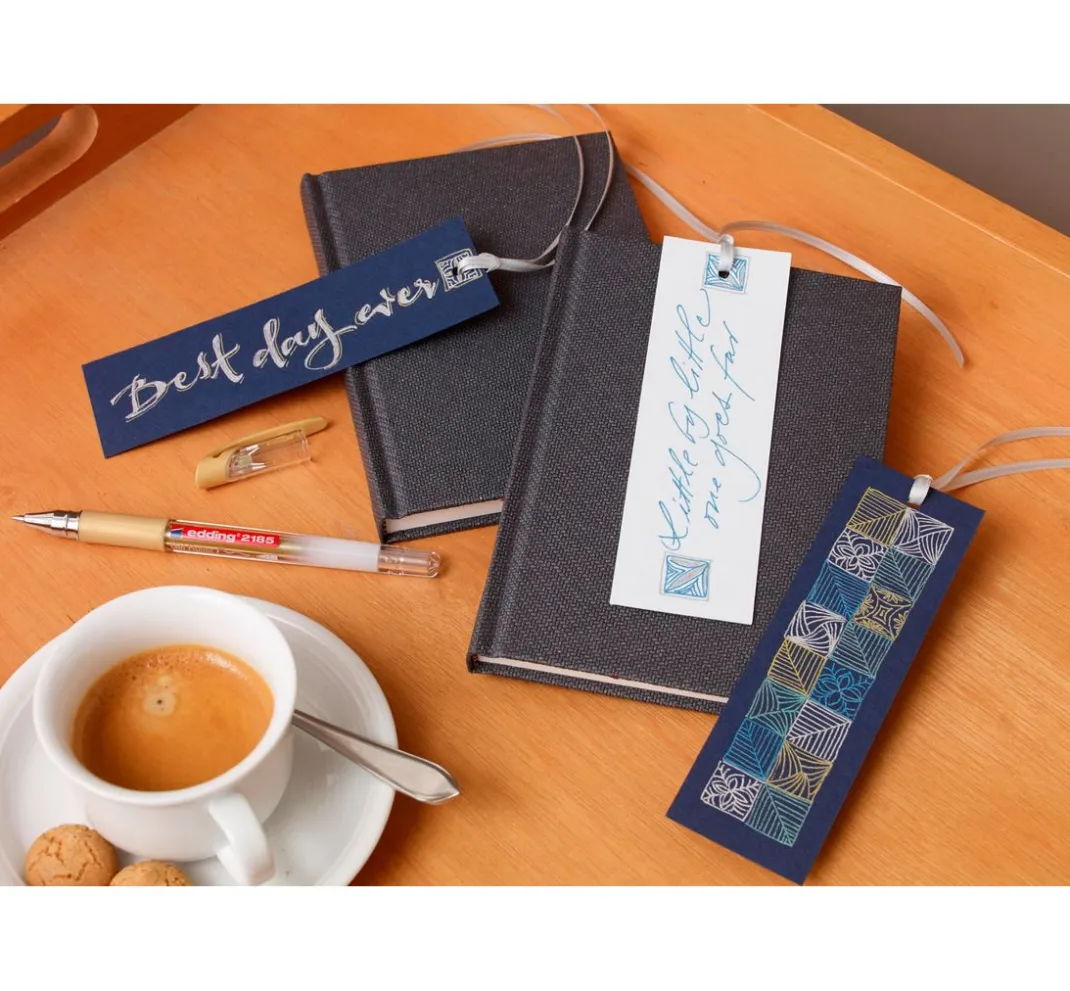 edding Scrapbooking|Kartengestaltung>Gelroller metallic, 2185, 5er-Set