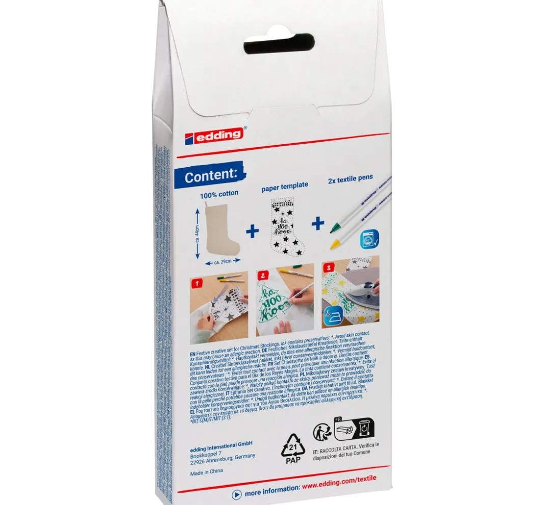 Kinder edding Malsets|Farbsets>Nikolaus-Set