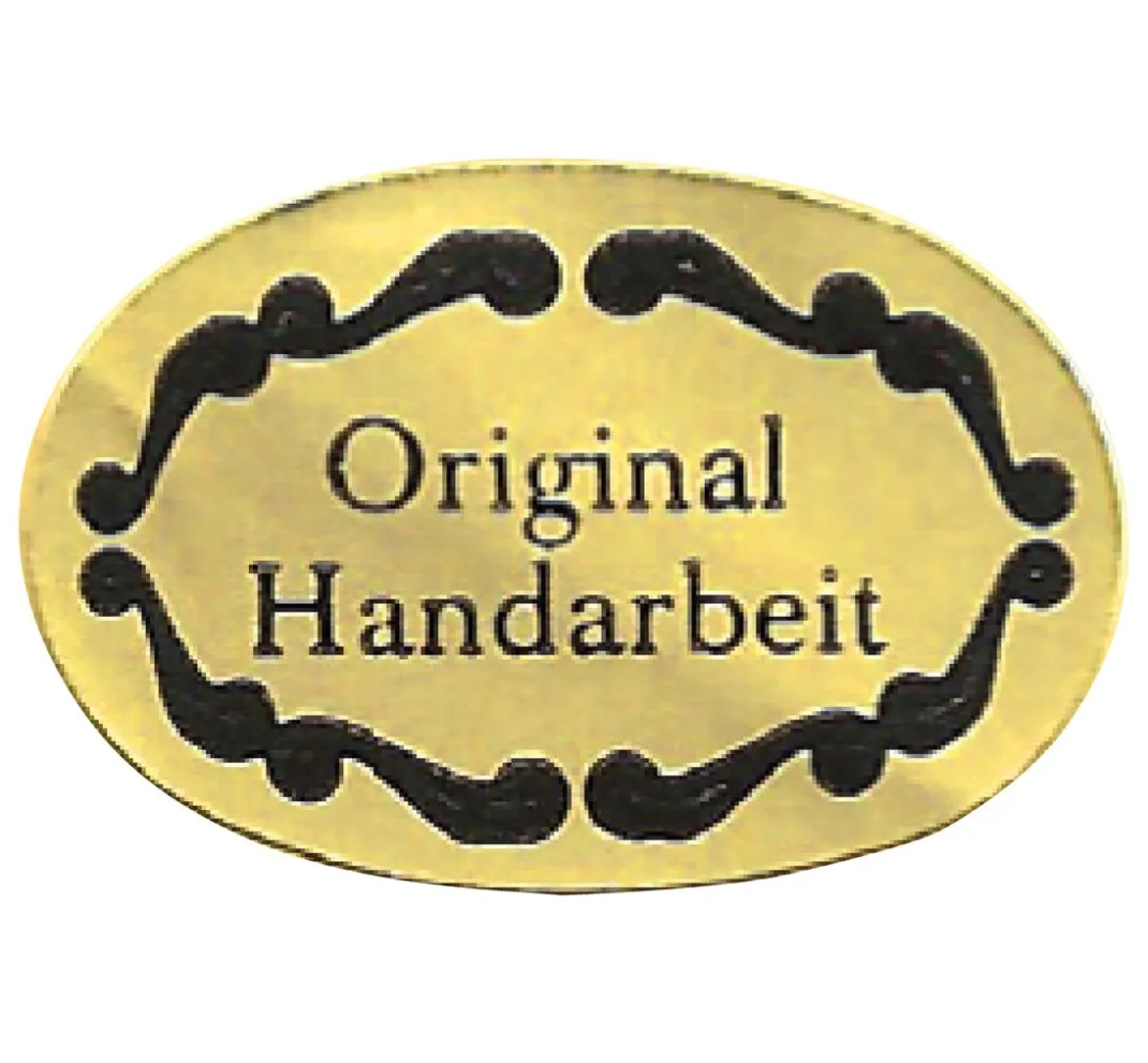 Meyco Sticker & Klebebänder|Kartengestaltung>Etikett "Original Handarbeit"