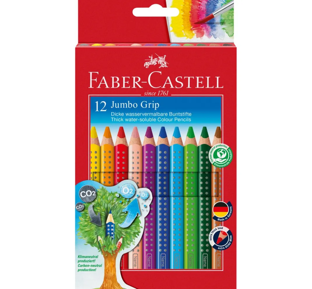 Kinder Faber-Castell Stifte & Marker|Weitere Geschenkideen Für Kinder>Buntstifte "Jumbo Grip"
