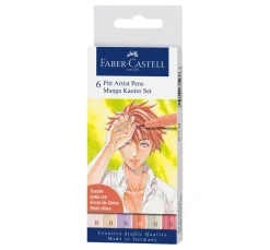 Faber-Castell Mangas Zeichnen|Farbsets>Pitt Artist Pen Brush Manga Kaoiro