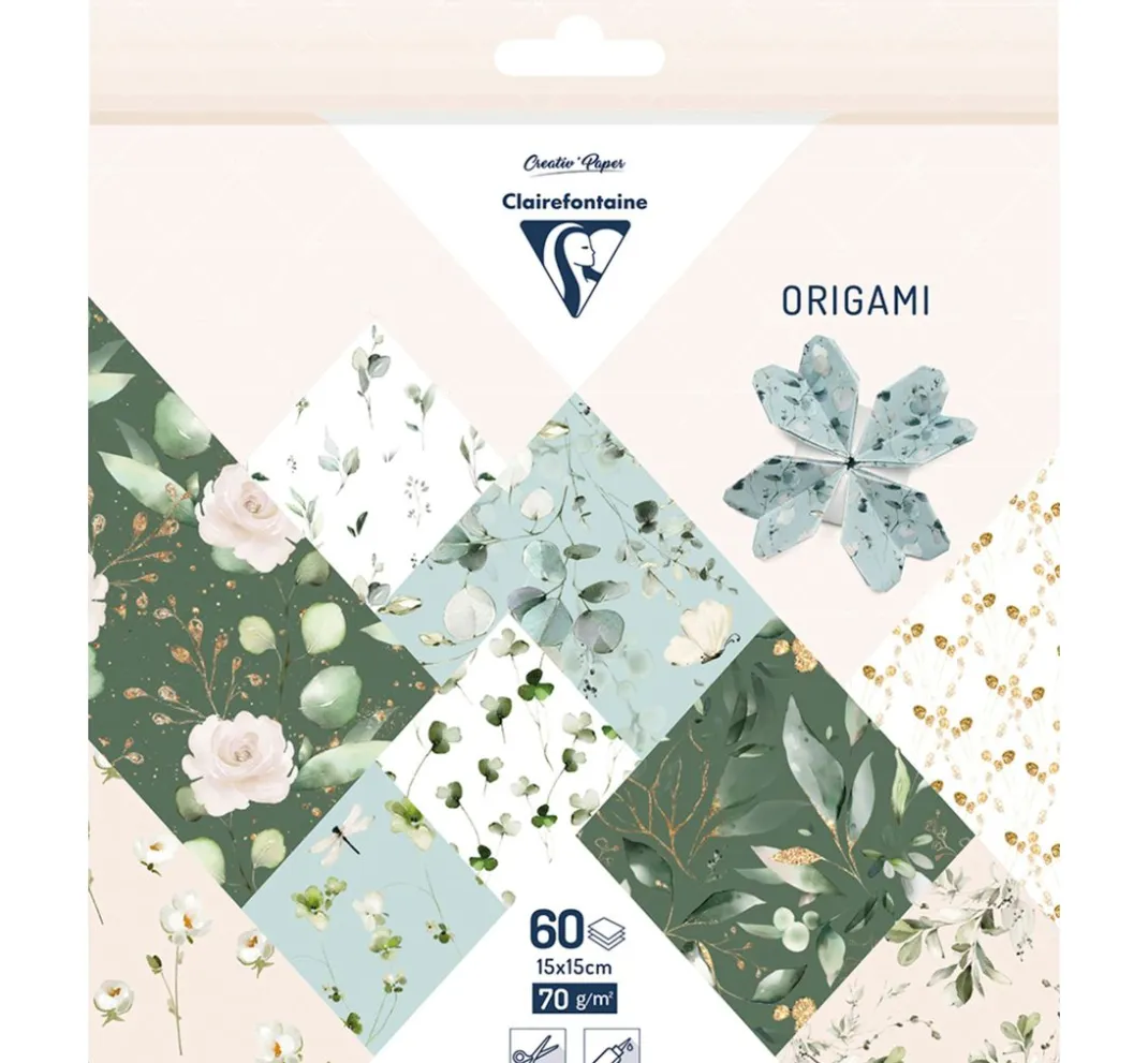Clairefontaine Origami & Papier Falten|Falt- & Origamipapier>Faltblätter "Elegance"